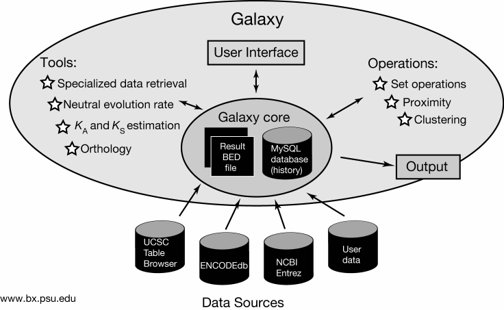overview diagram of Galaxy